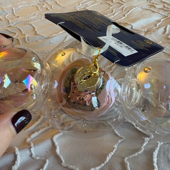 NWT Walt Disney World Park 50th Anniversary Glass Globe Ornament - Picture 6 of 9